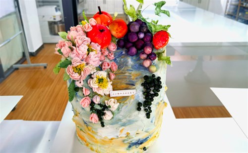 韩式裱花蛋糕成品